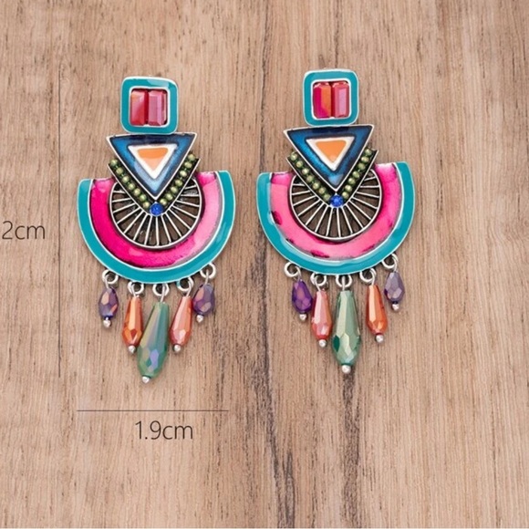 Earnings.. very cute and fashionable. BNWOT - Picture 3 of 3